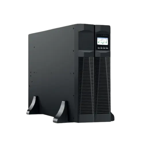 [UPS RTH-C PRO 10KVA/10KW] Monofásica: 1:1 Potencia: 10.000va/10.000w. Factor de potencia: 1 Tipo: Rack/Torre Espacio en Rack: 4u Incluye 16 baterías 12v-9Ah internas Incluye kit de rieles para montaje en rack Permite conﬁguración en paralelo o redundante (N+X). Pantalla lcd de 2 posiciones permite instalar la ups en formato torre o en rack. 